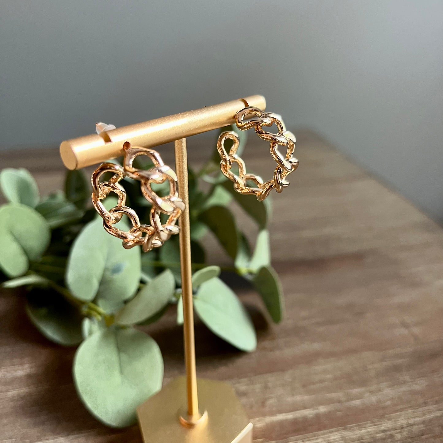 Hoops - Gold Wide Rope