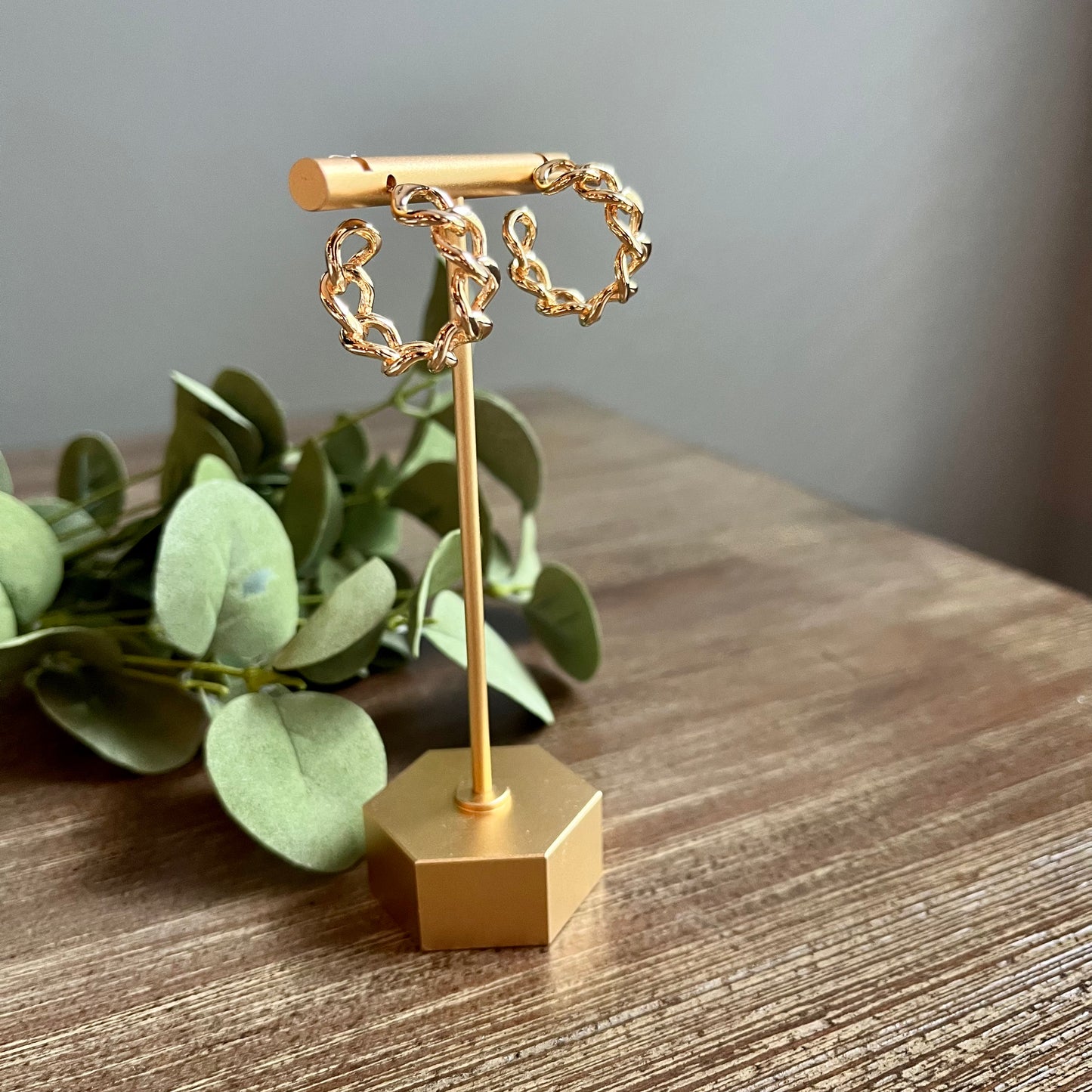 Hoops - Gold Wide Rope