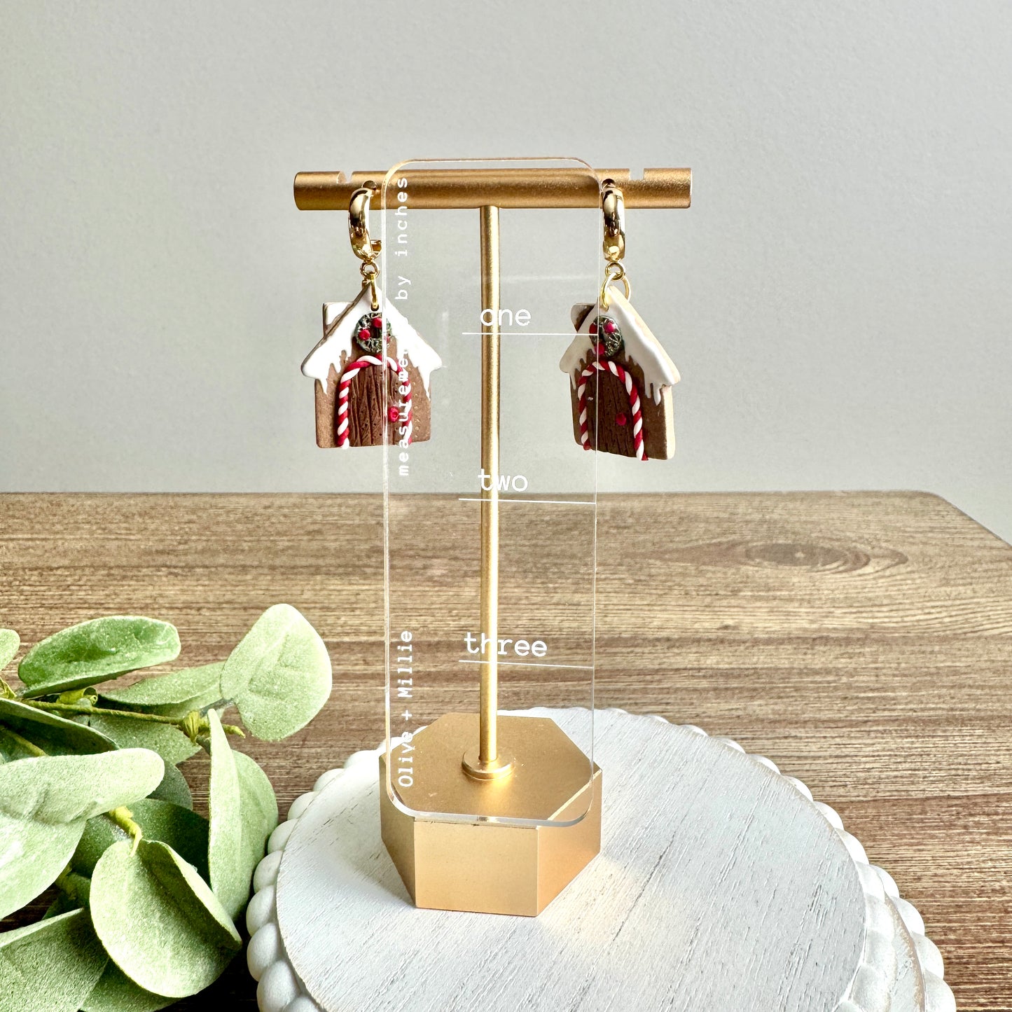 Christmas Gingerbread Peppermint Houses