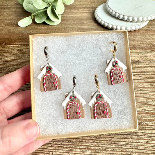 Christmas Gingerbread Peppermint Houses