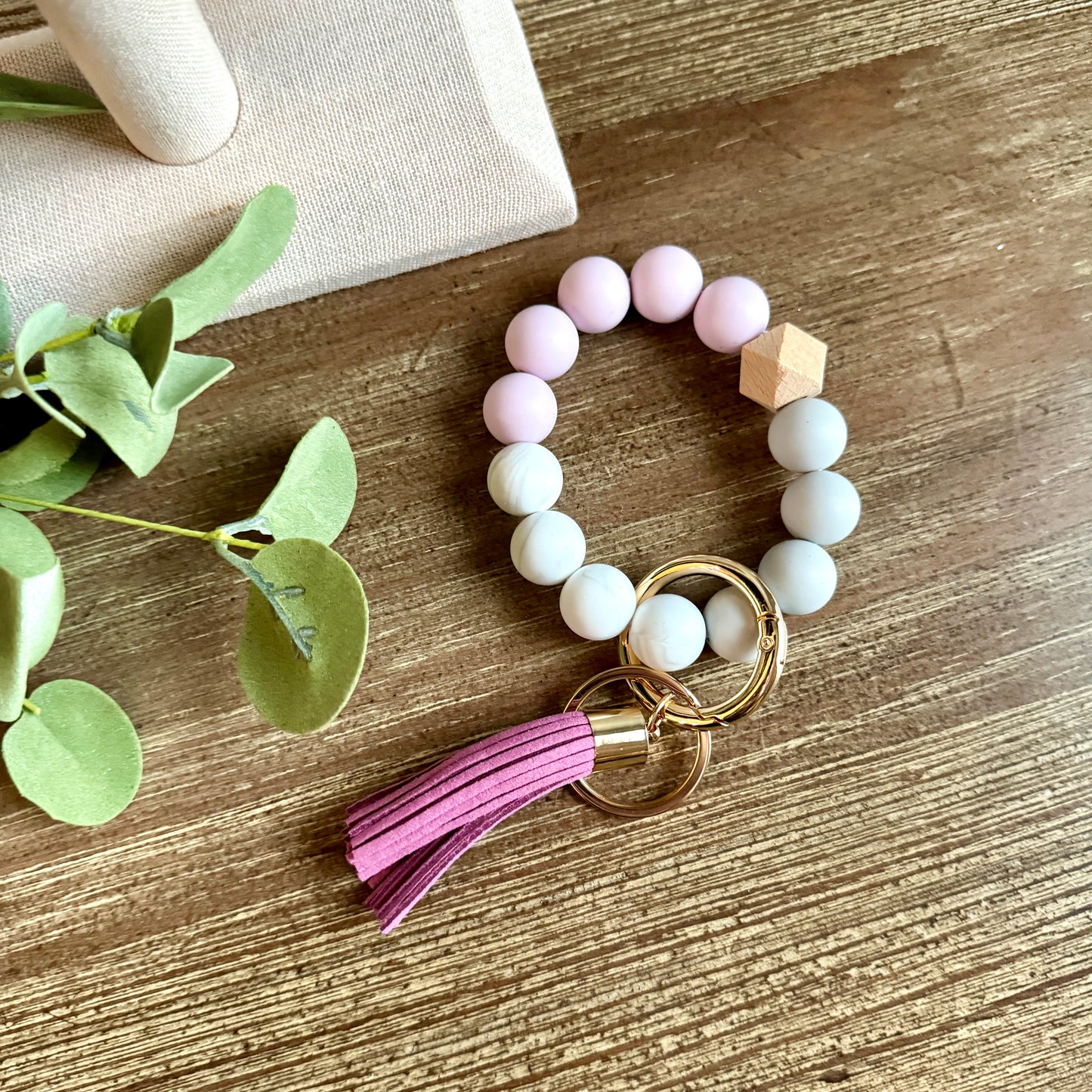 Keychain Wristlet - Light Purple