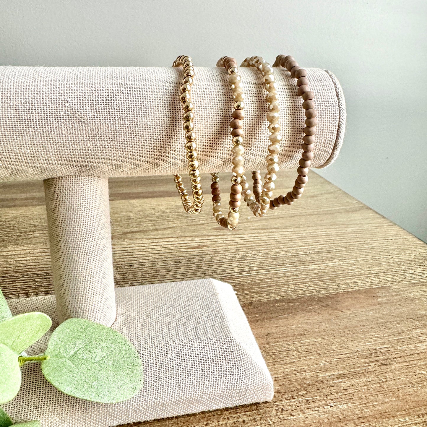 Bracelet Assorted Beaded Stackable - Multiple Colors