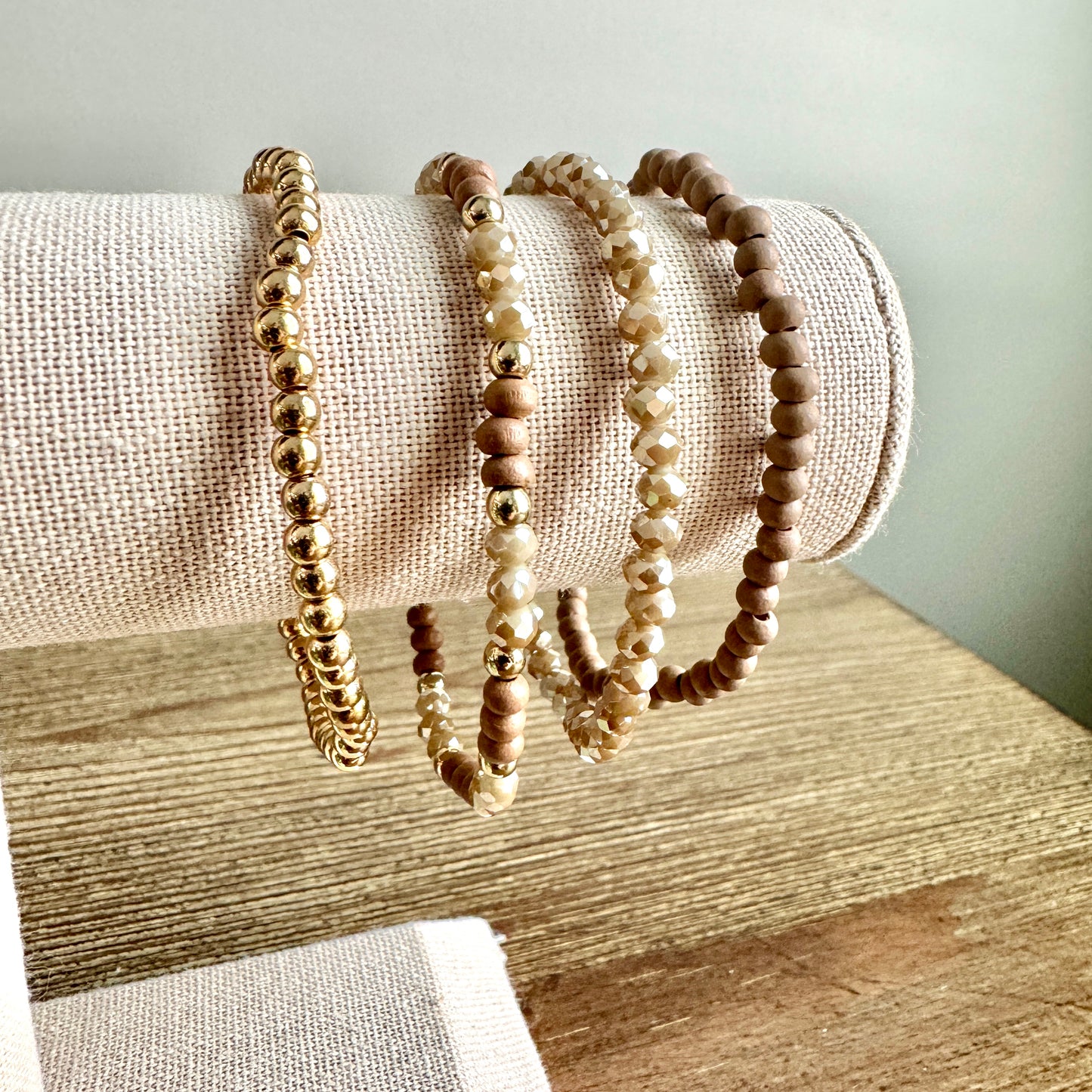 Bracelet Assorted Beaded Stackable - Multiple Colors