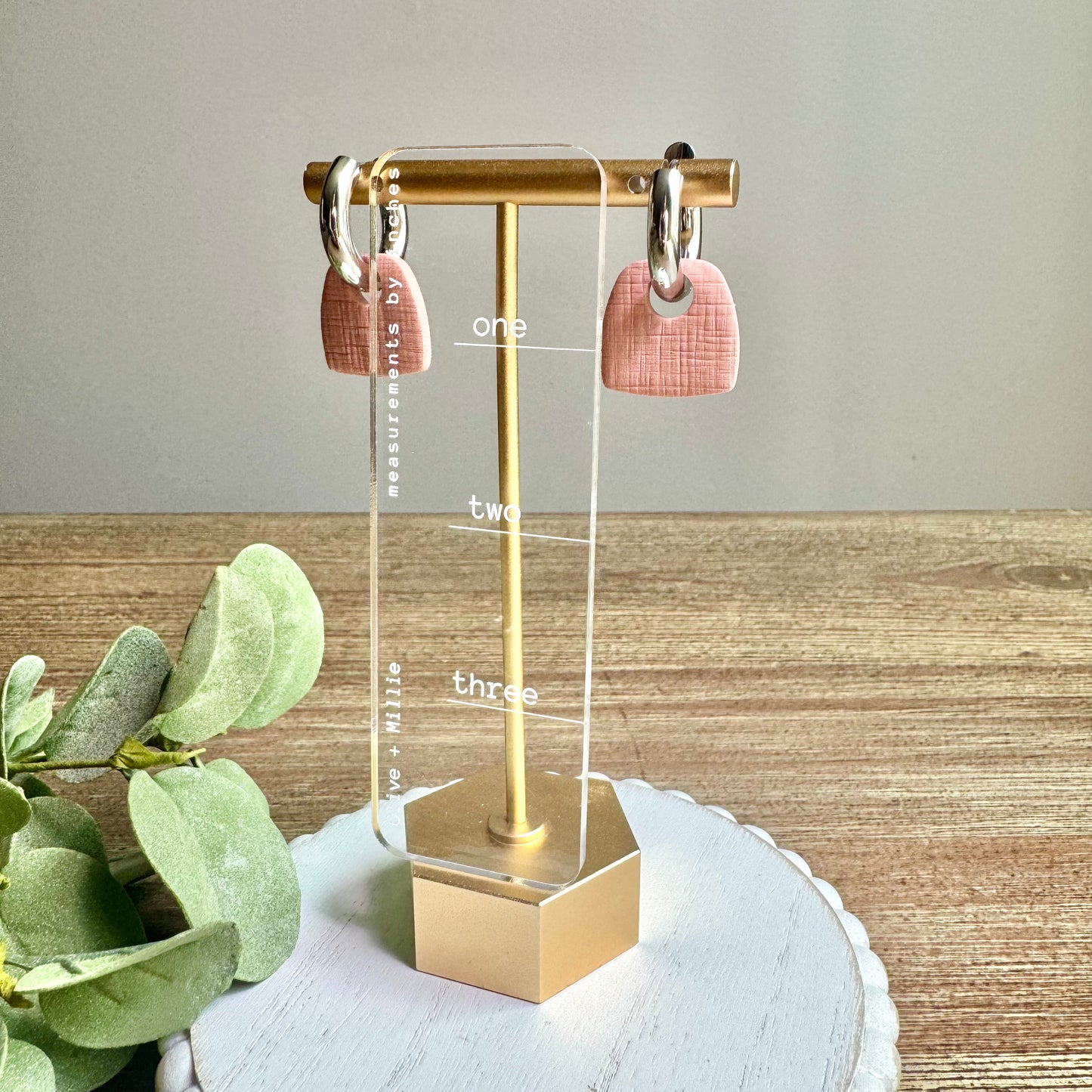 Hoop Clay Charms - Rustic Collection