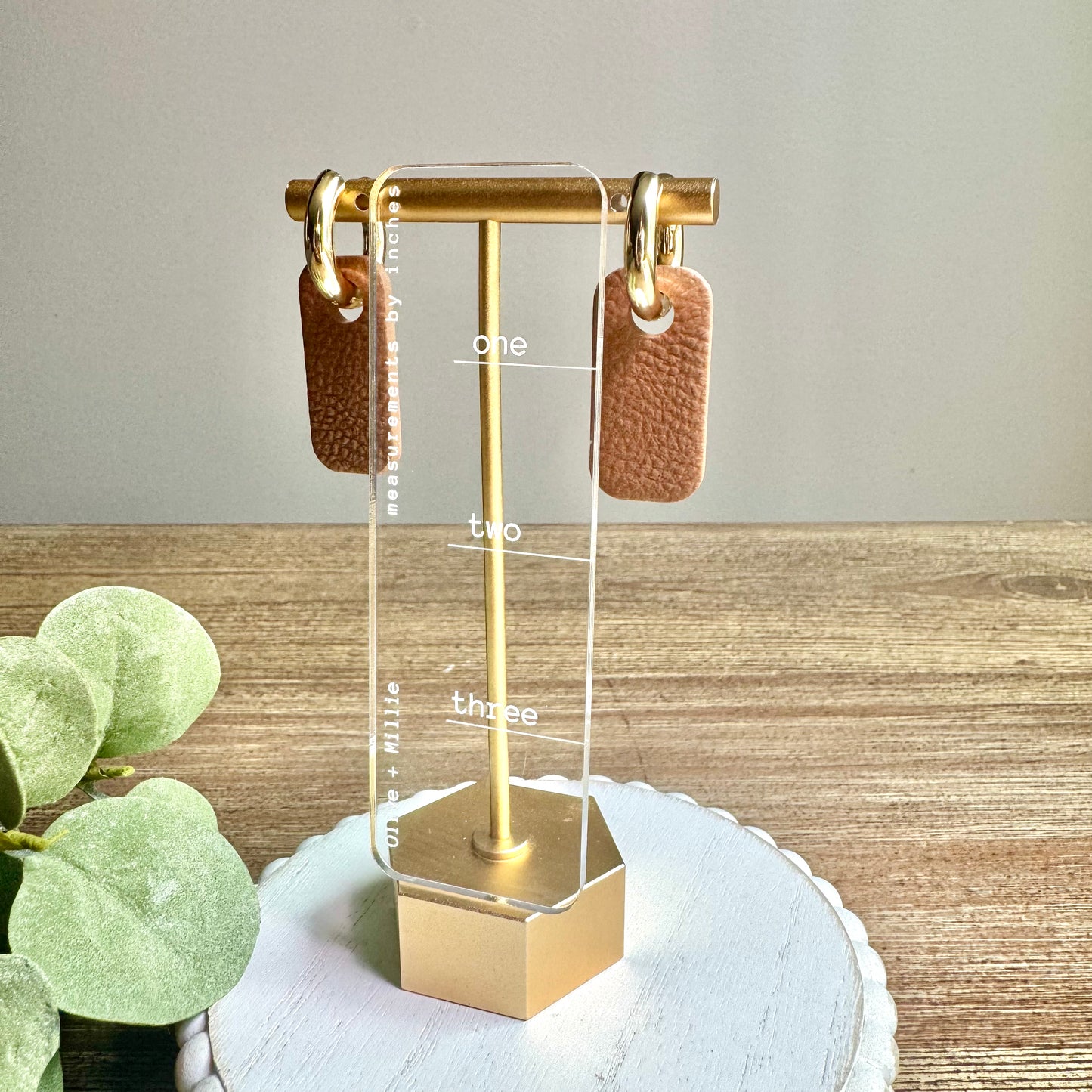 Hoop Clay Charms - Leather Collection