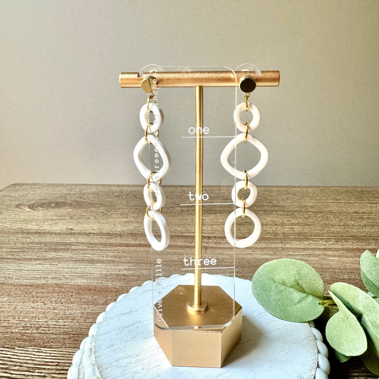 White Circular Drops