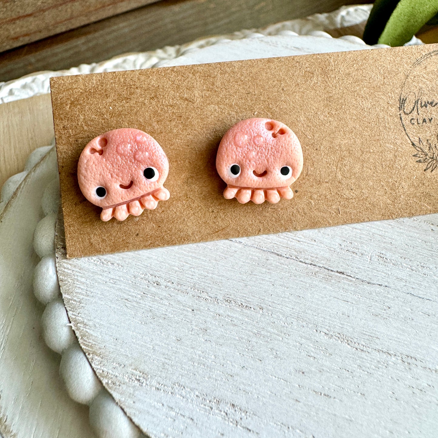 Jelly Fish Studs