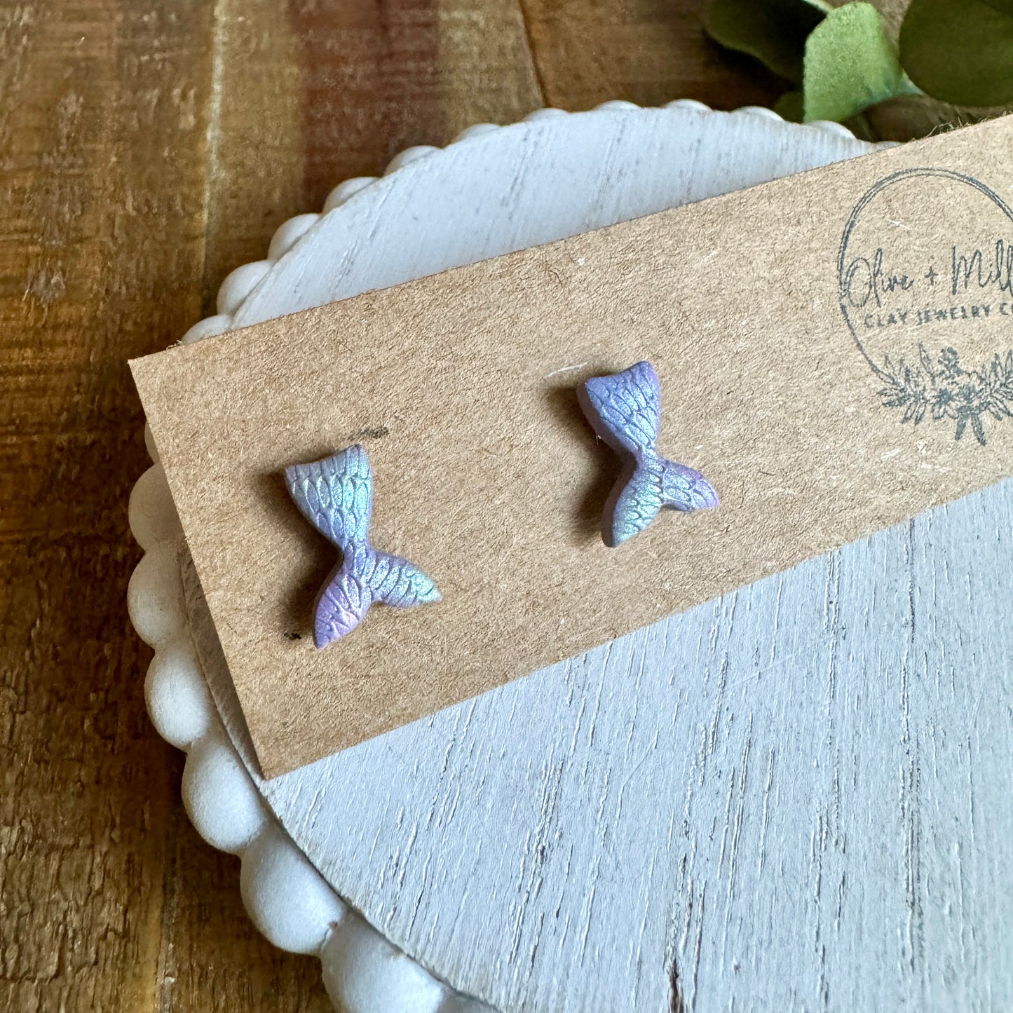 Mermaid Tail Studs
