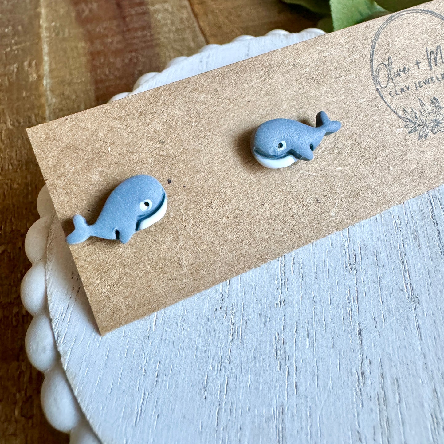 Whale Studs