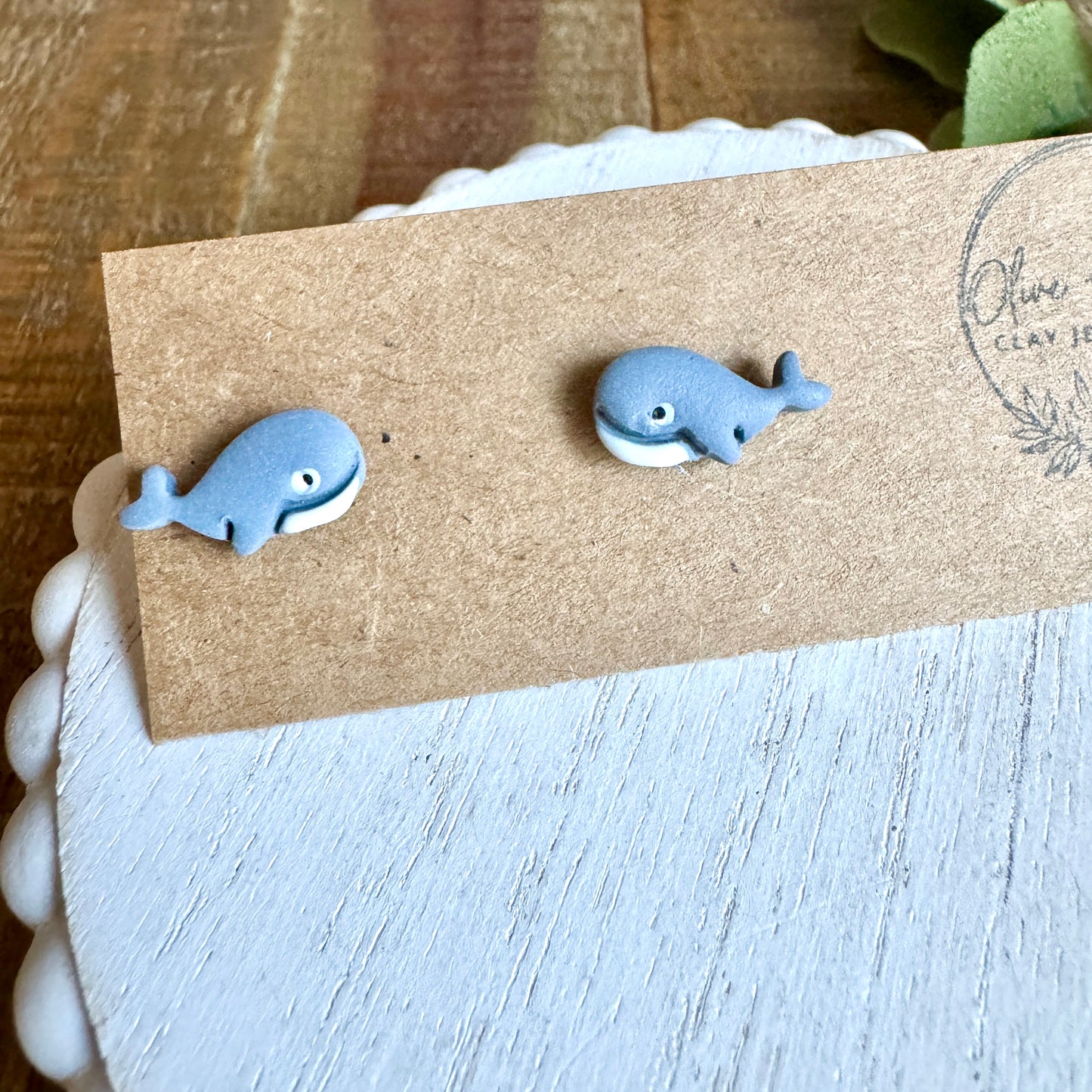 Whale Studs