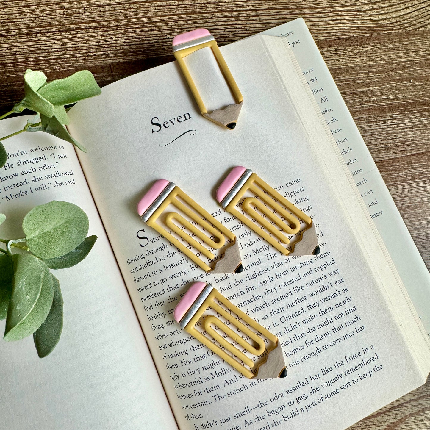 Bookmarks - Pencil Paperclip