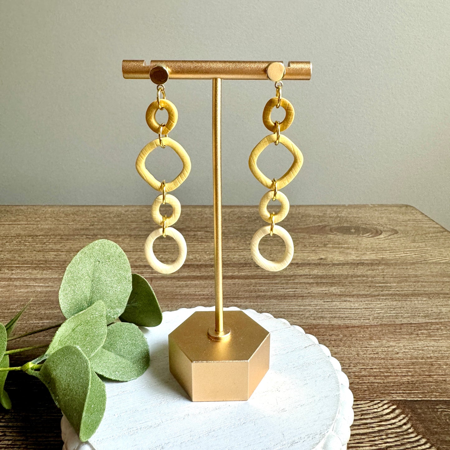 Yellow Circular Drops