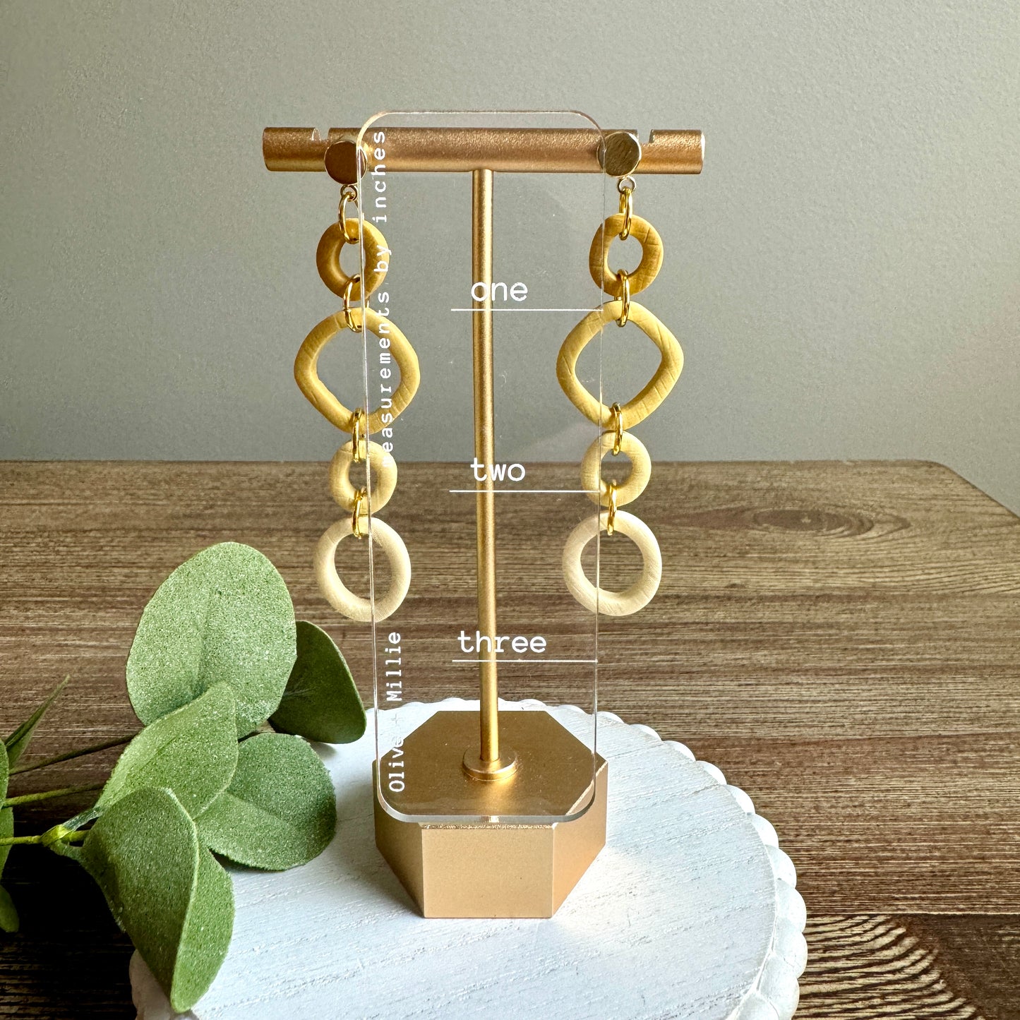 Yellow Circular Drops