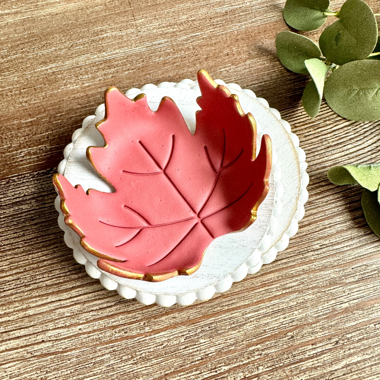 Maple Leaf Trinket Dish
