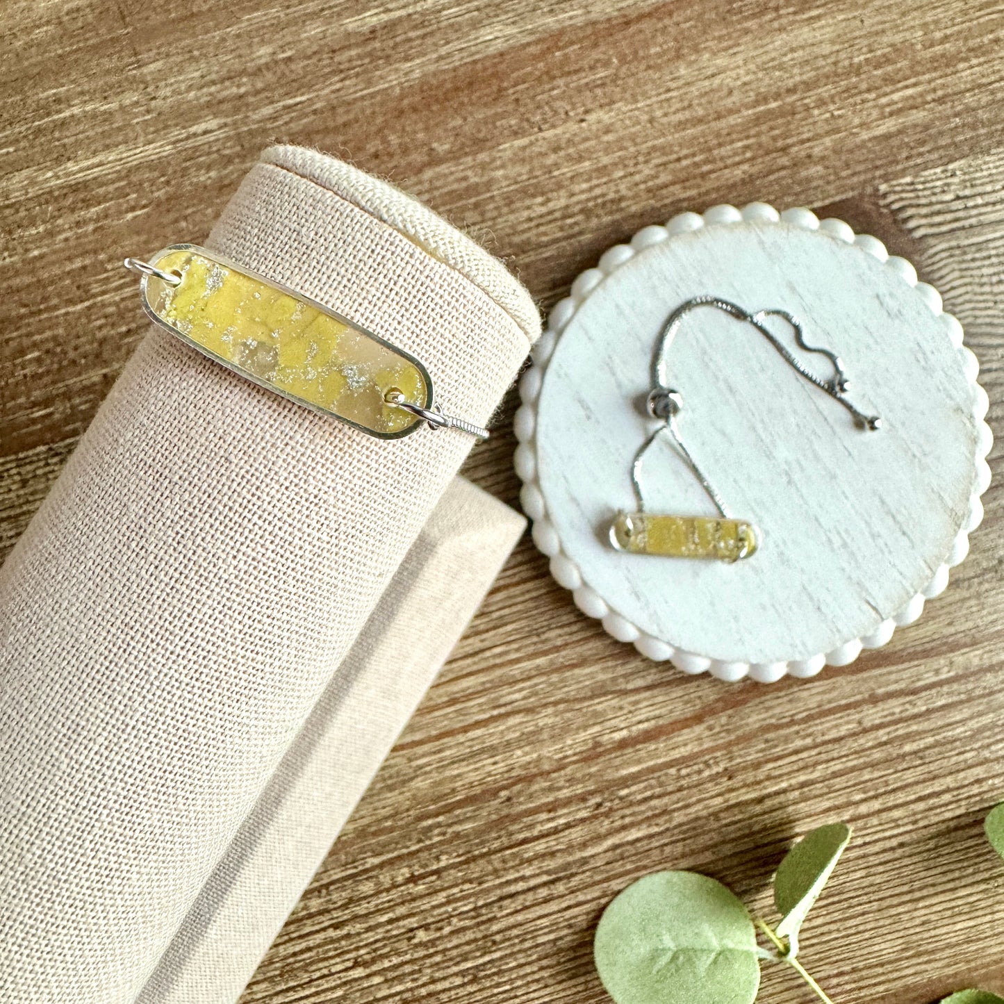 Bracelet - Clay Pendant Quartz