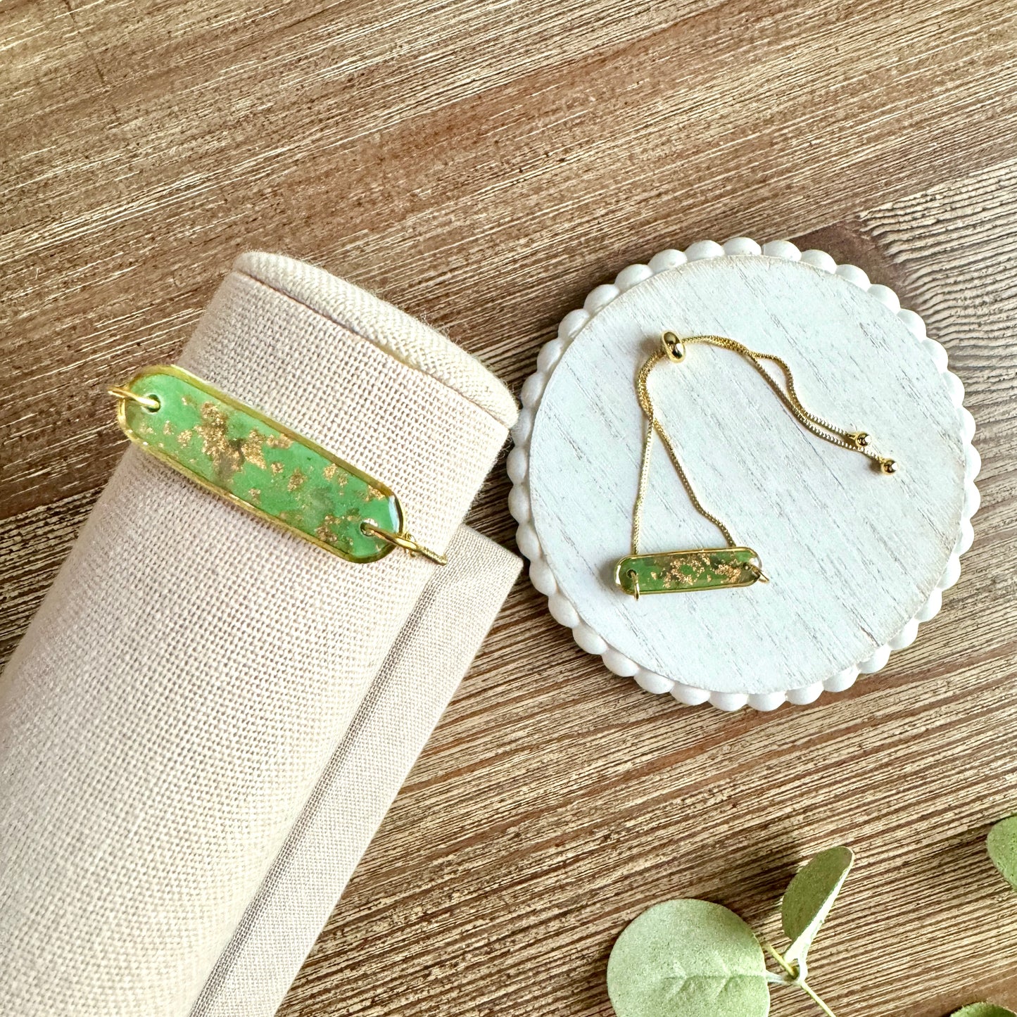 Bracelet - Clay Pendant Quartz