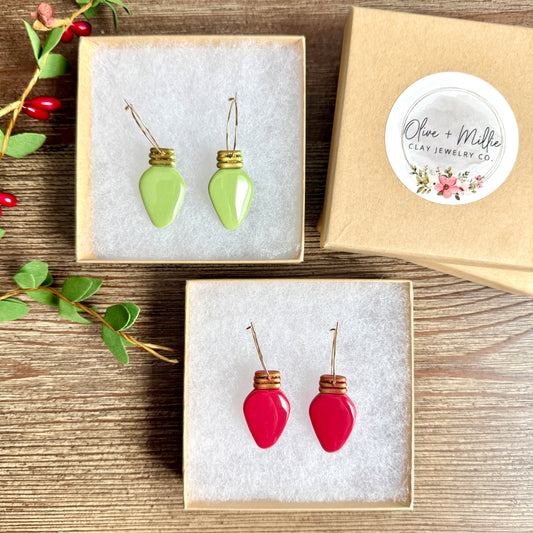 Christmas Light Hoops