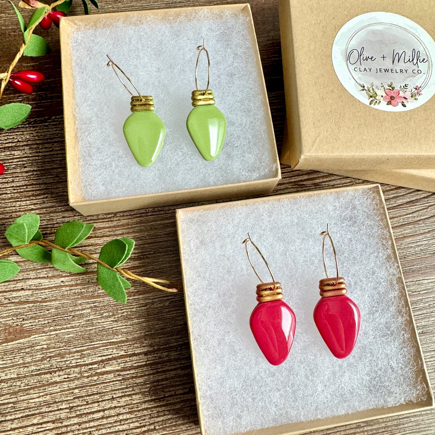 Christmas Light Hoops