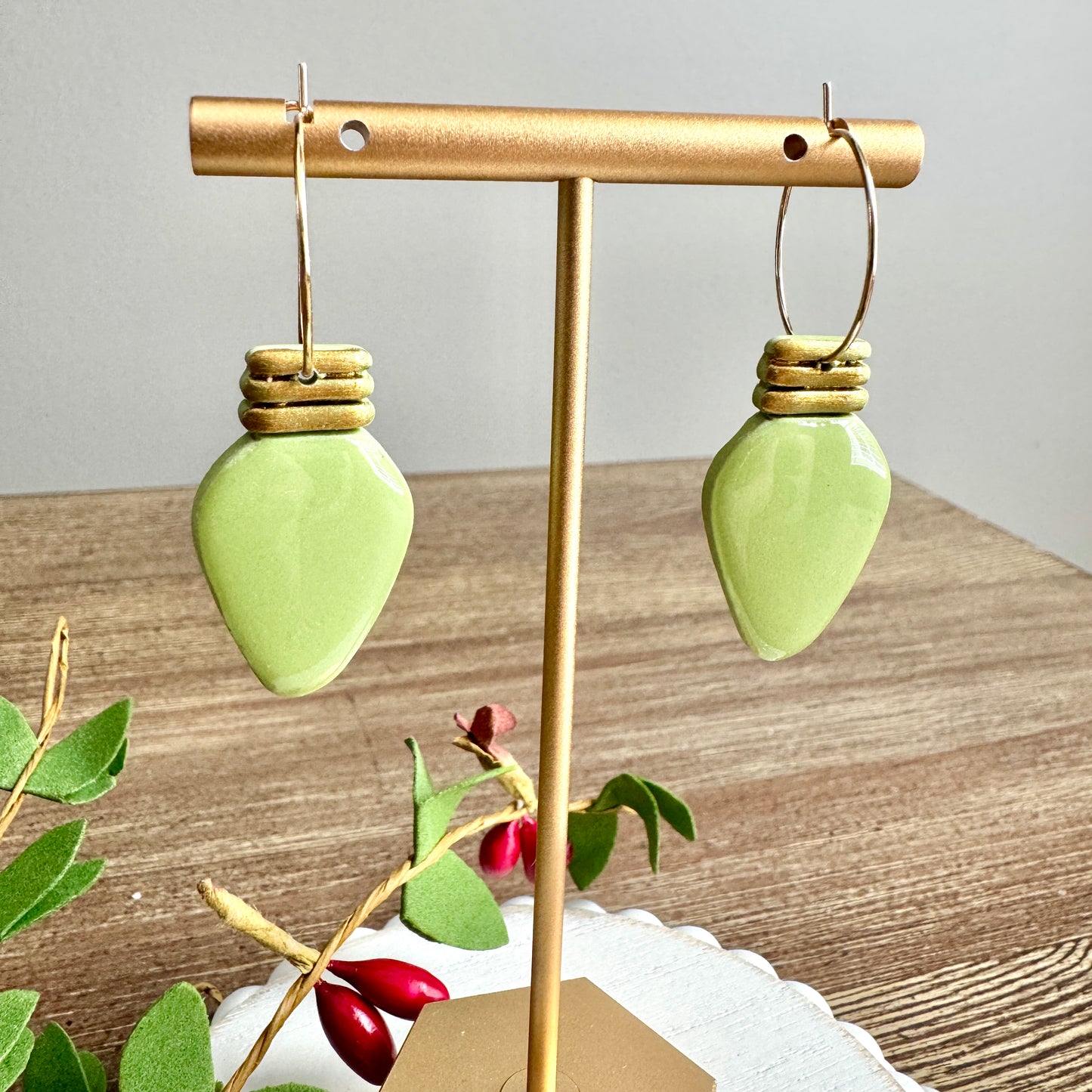 Christmas Light Hoops