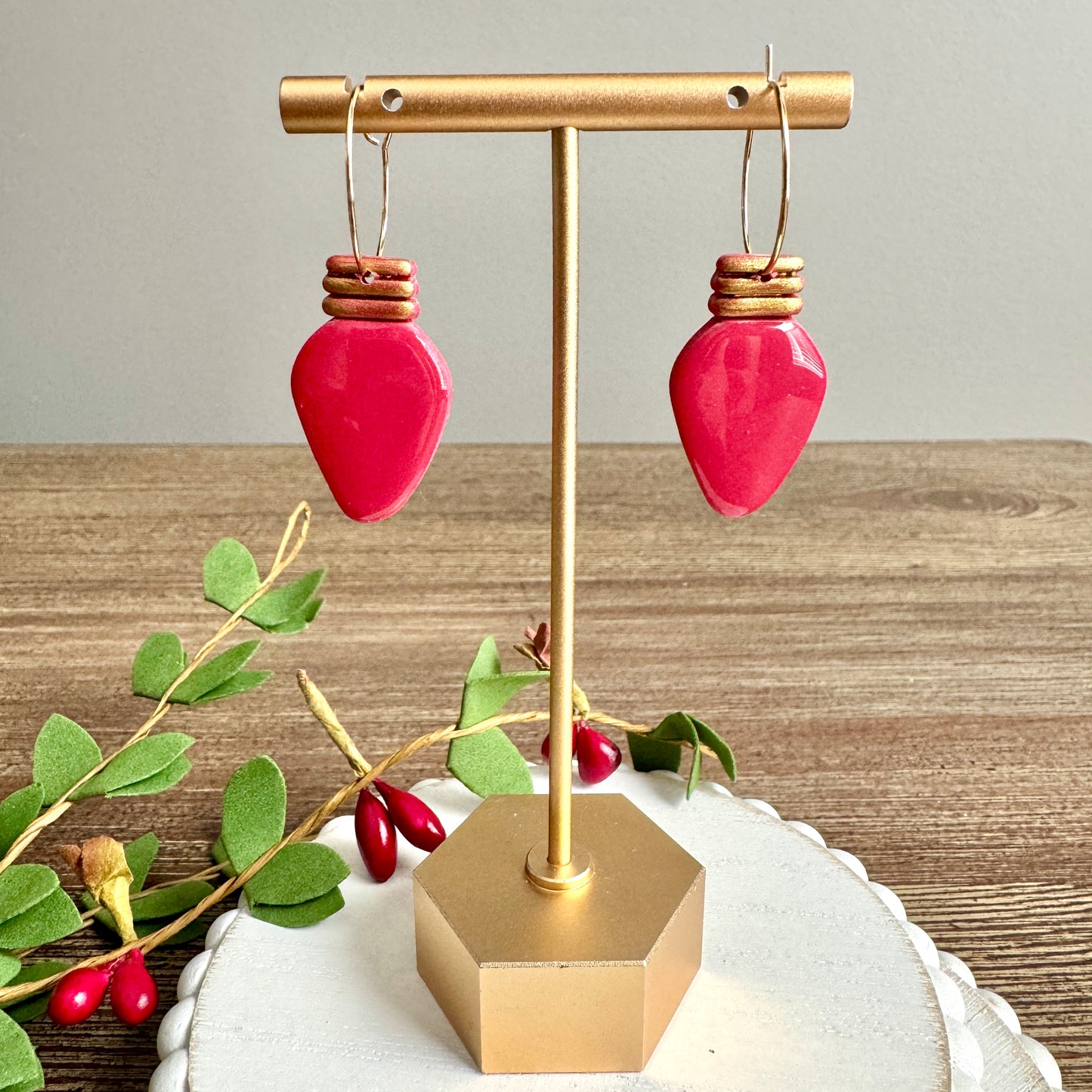 Christmas Light Hoops