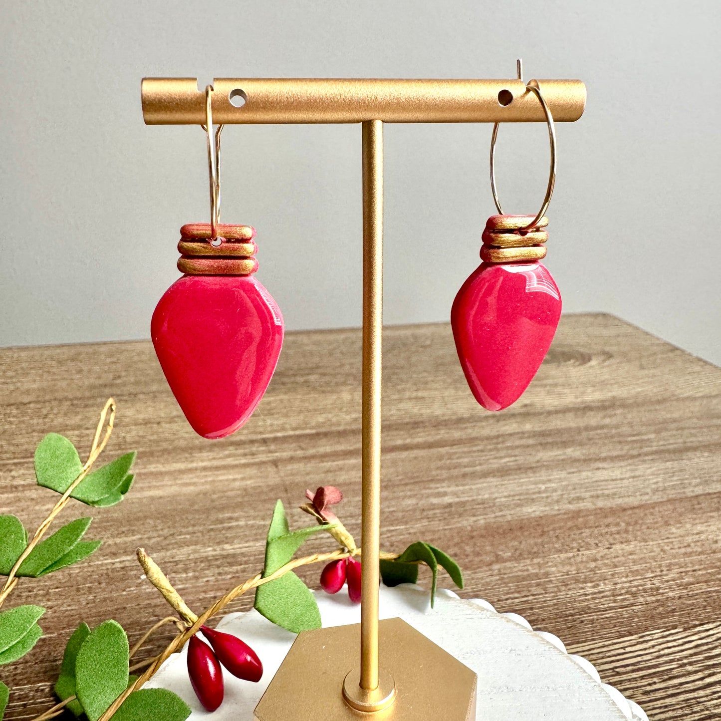 Christmas Light Hoops