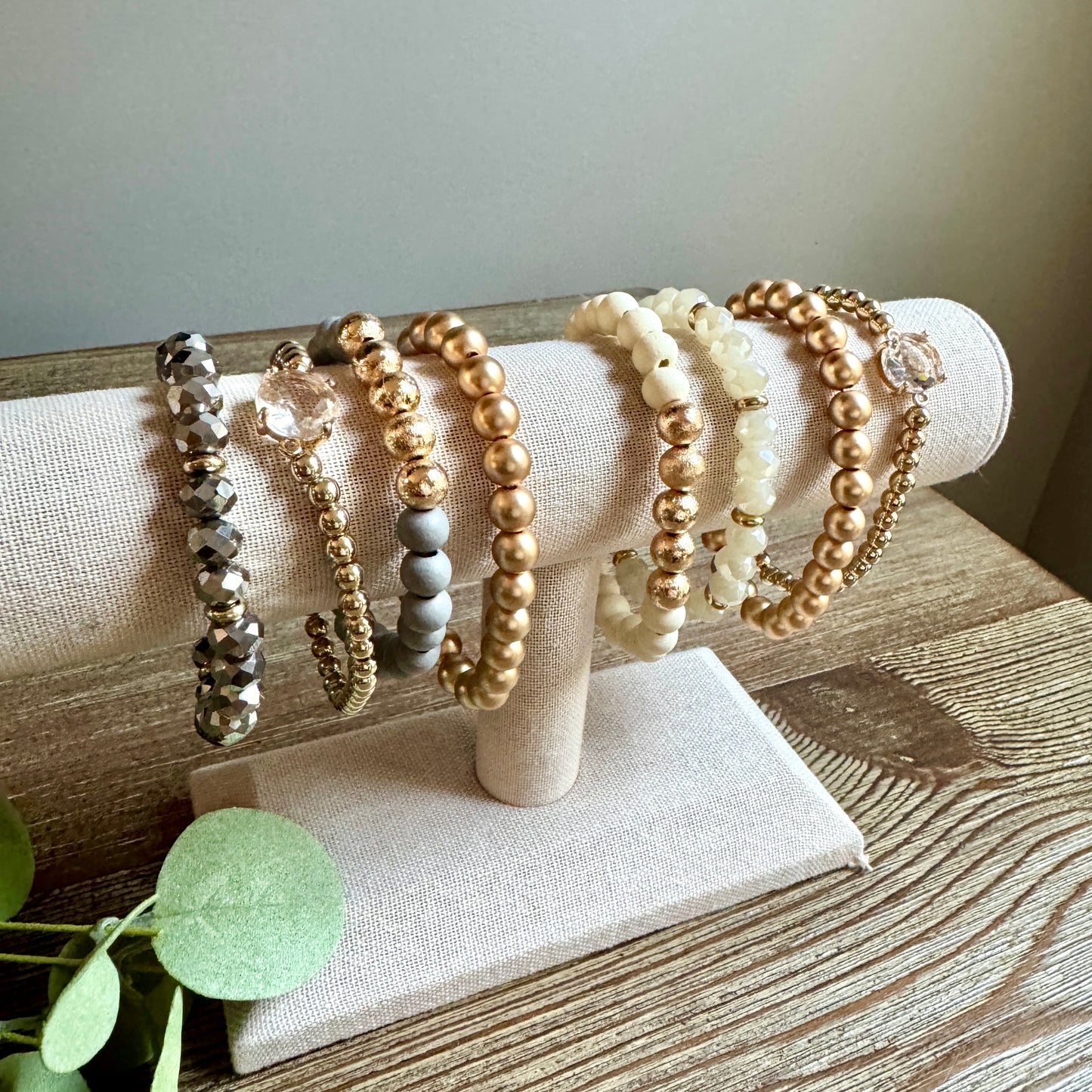 Assorted Beaded Style Bracelet Set - Multiple Colors