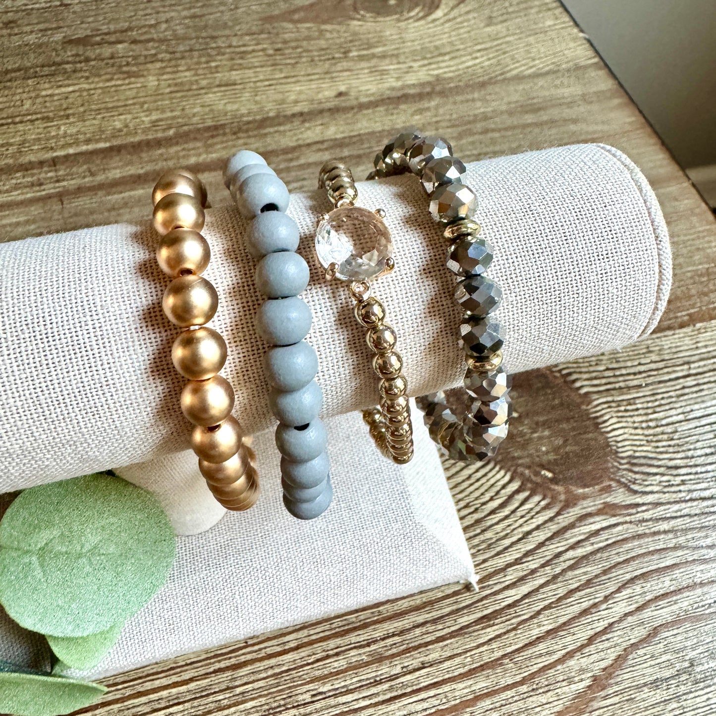 Assorted Beaded Style Bracelet Set - Multiple Colors