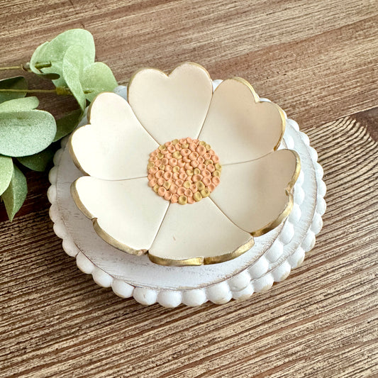 Heart Flower Trinket Dish