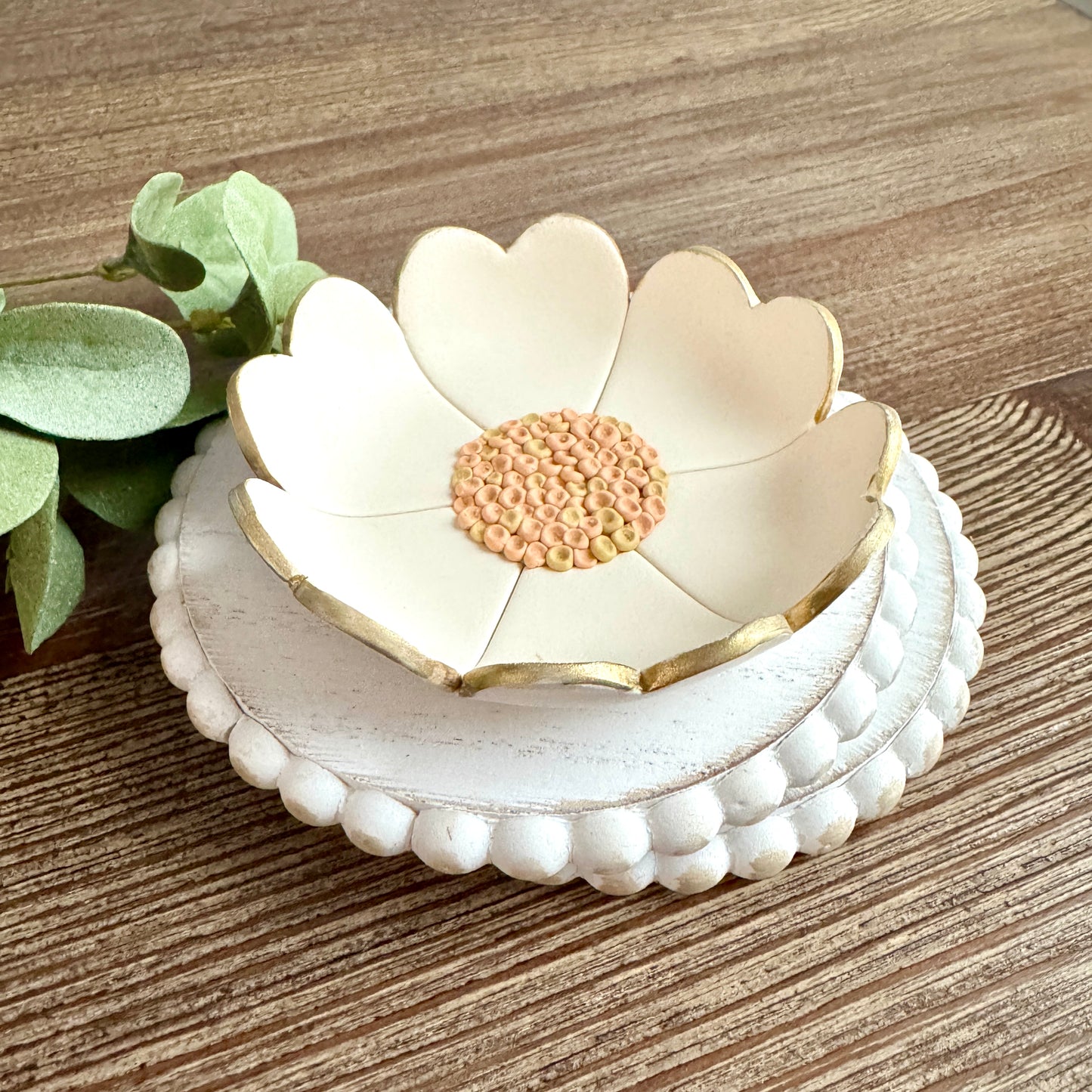 Heart Flower Trinket Dish