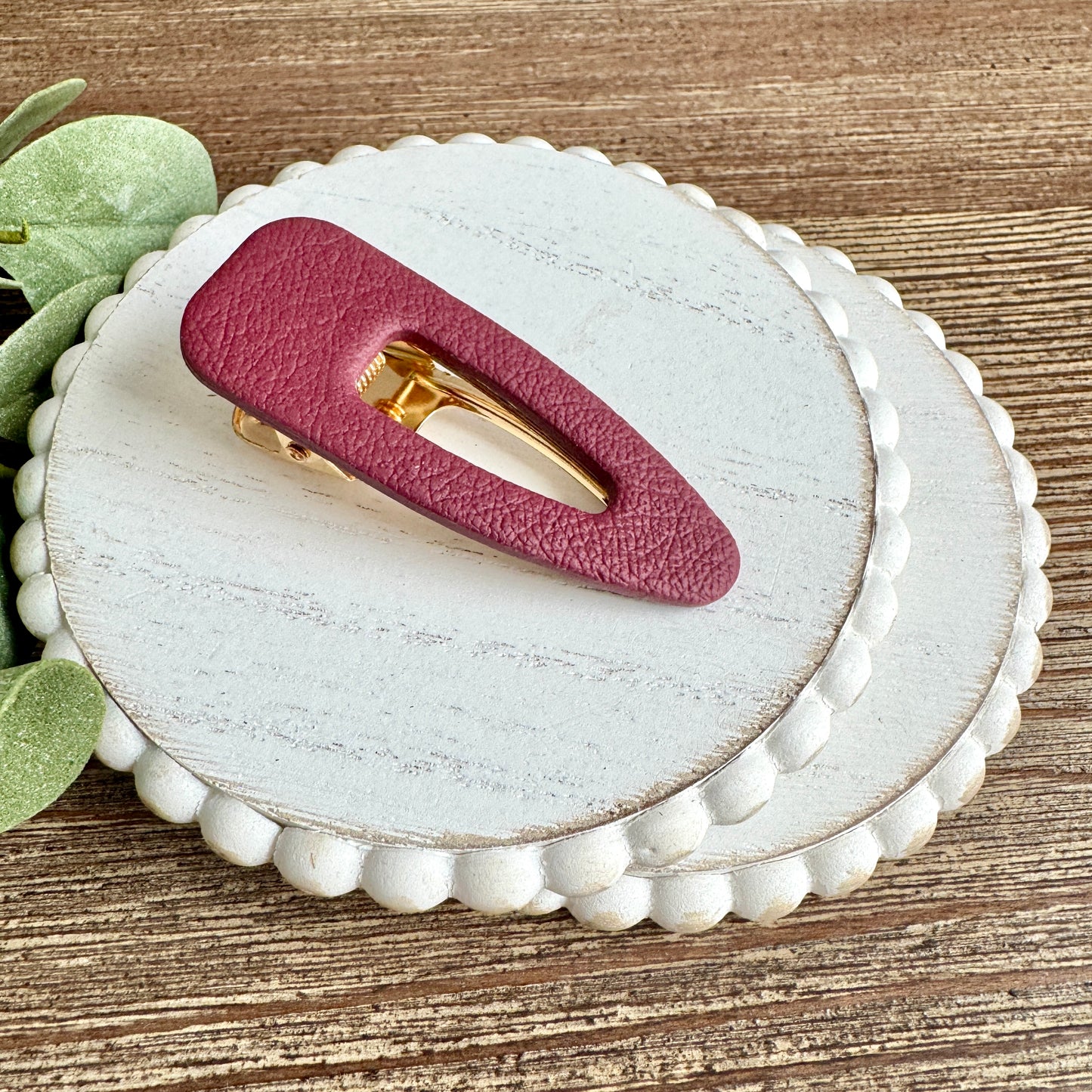 Barrette - Leather Collection