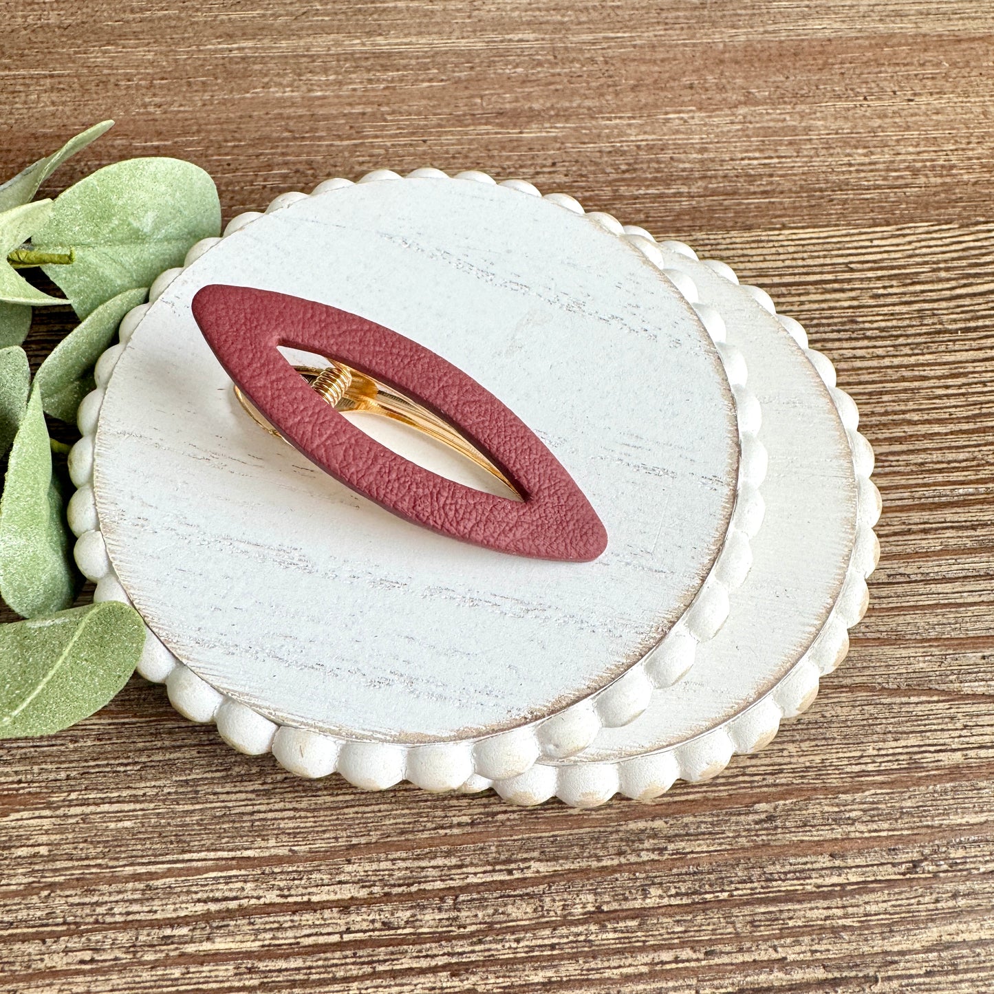 Barrette - Leather Collection