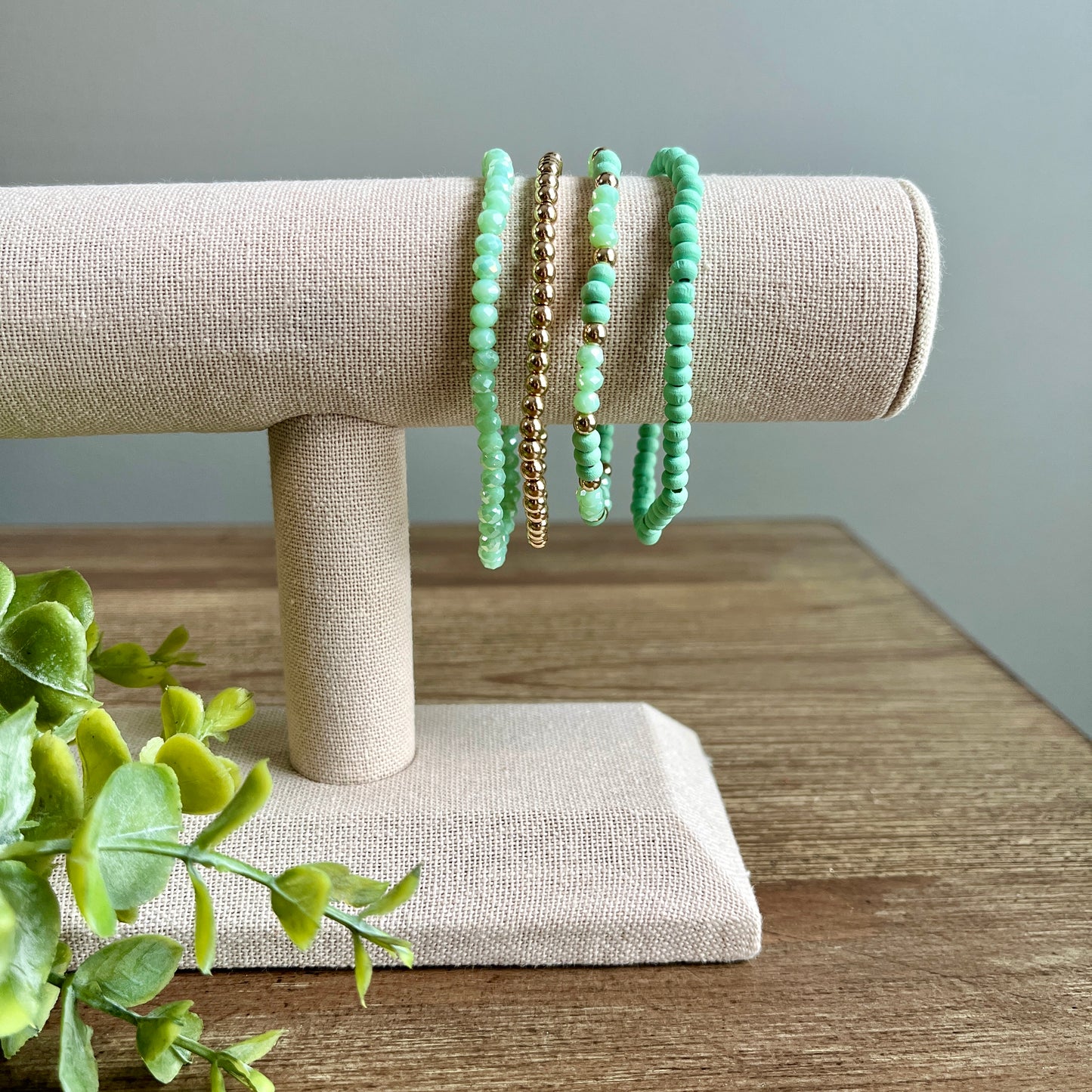 Bracelet Assorted Beaded Stackable - Multiple Colors