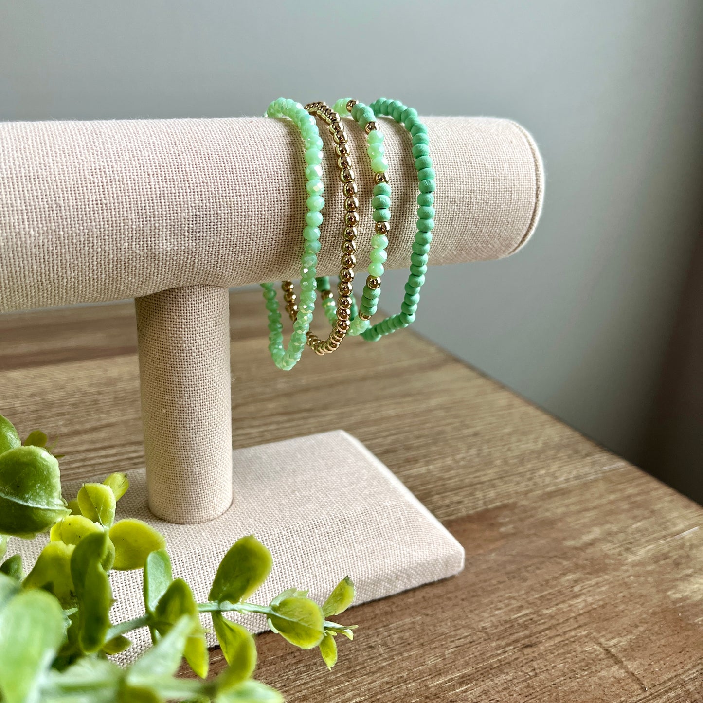 Bracelet Assorted Beaded Stackable - Multiple Colors