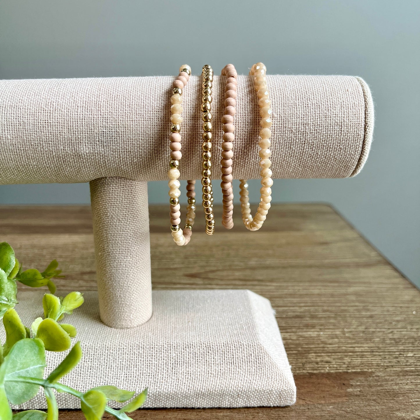 Bracelet Assorted Beaded Stackable - Multiple Colors