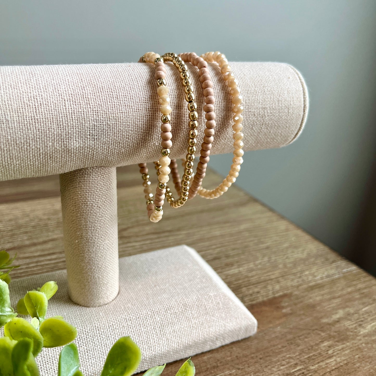 Bracelet Assorted Beaded Stackable - Multiple Colors