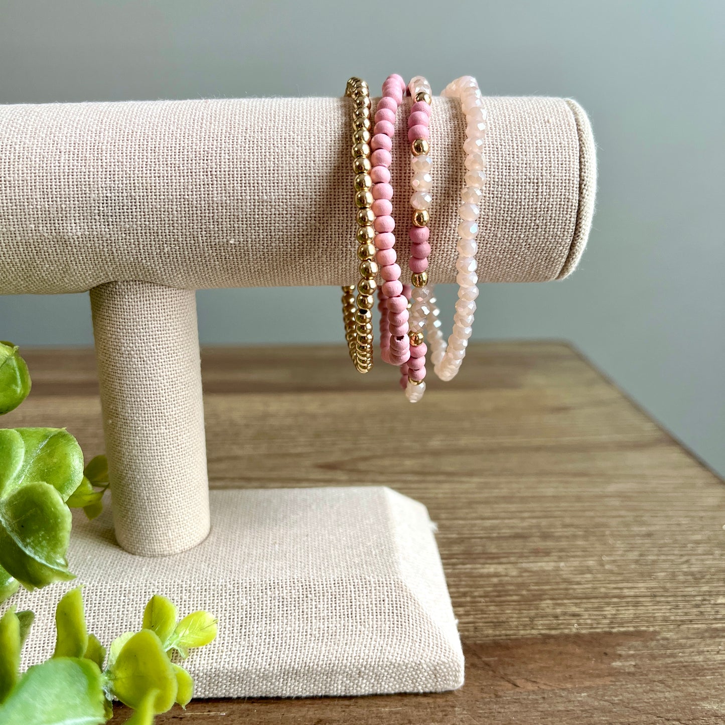 Bracelet Assorted Beaded Stackable - Multiple Colors