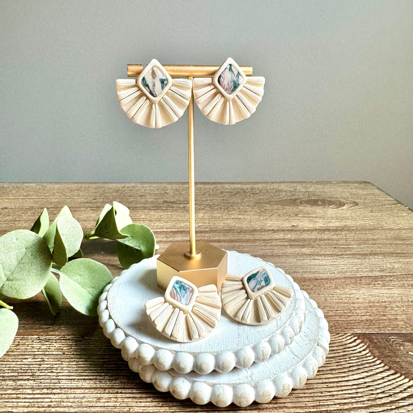 Fringe - Ivory with Stone