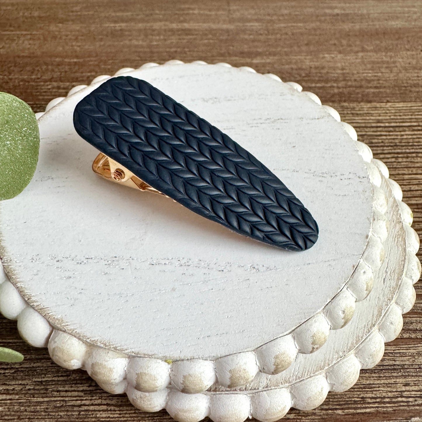 Barrette - Rectangle Navy Sweater