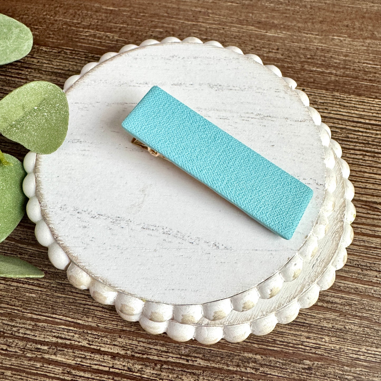 Barrette - Rectangle Light Denim