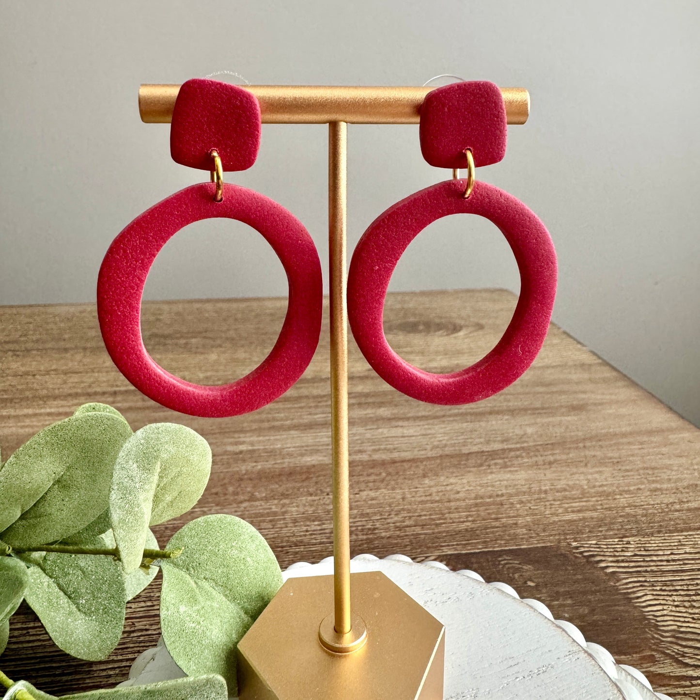 Everyday Clay Hoops