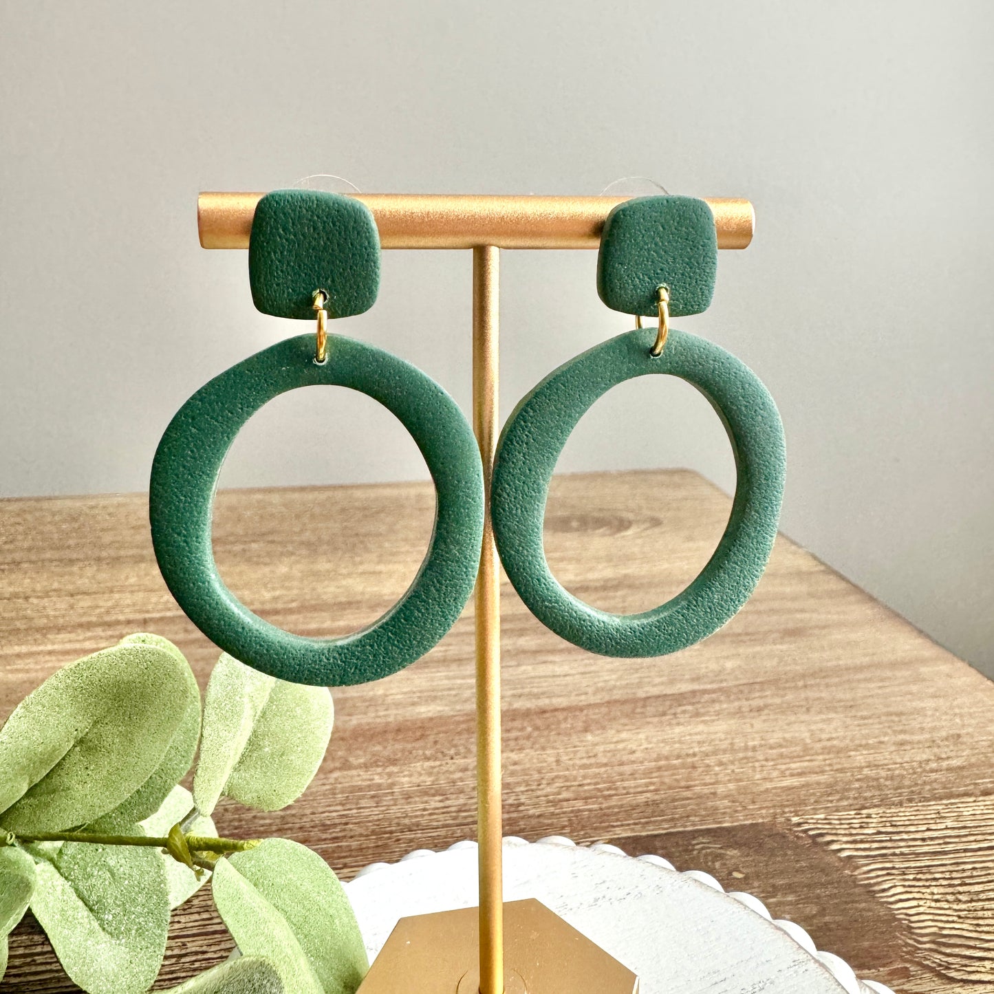 Everyday Clay Hoops
