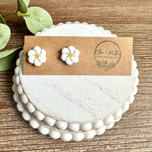 Flower Bee Studs