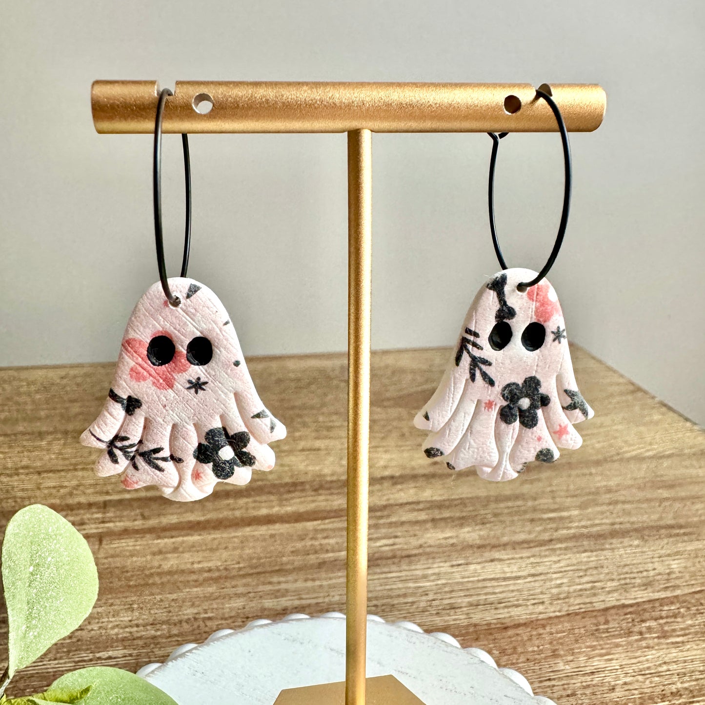 Halloween Ghost Hoops