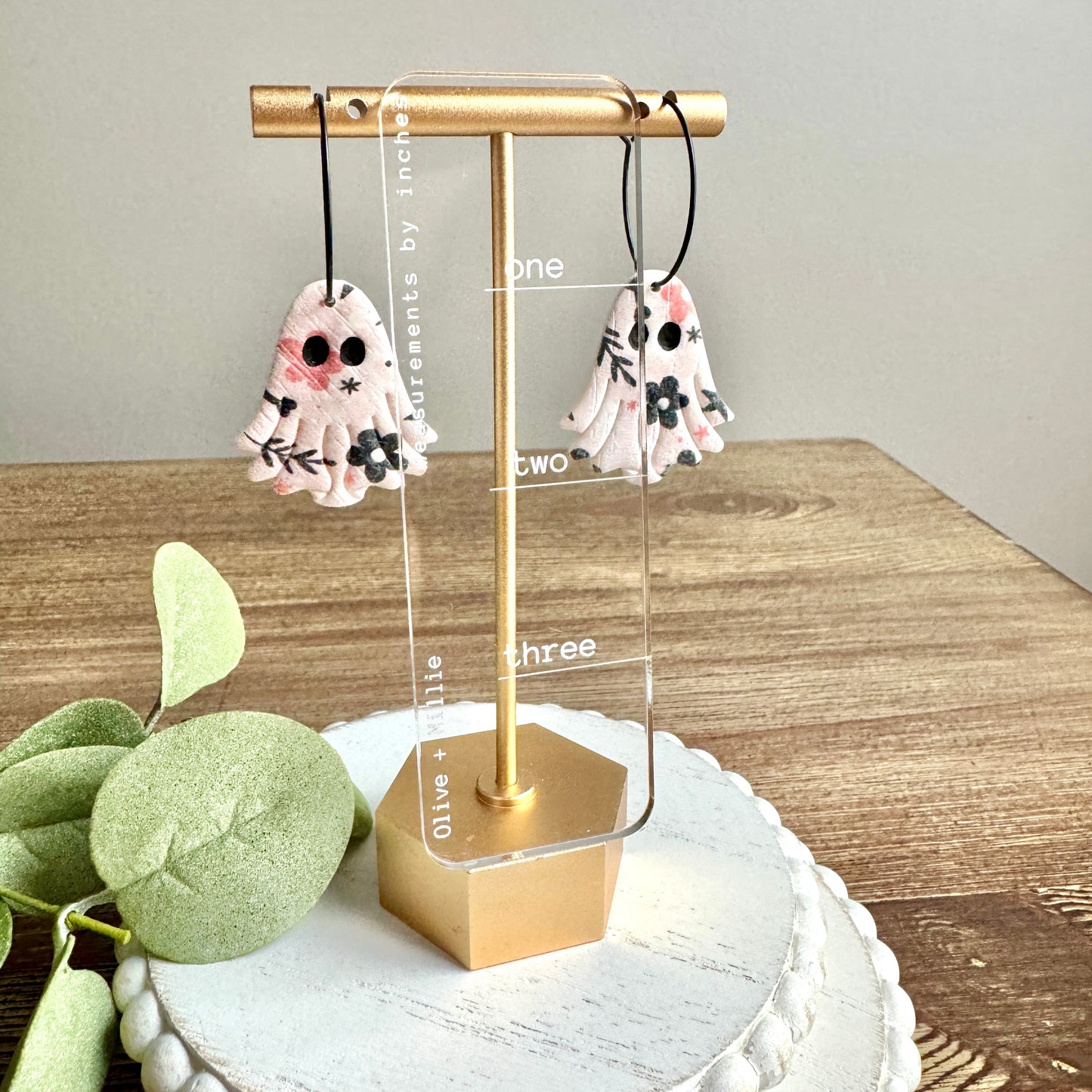Halloween Ghost Hoops