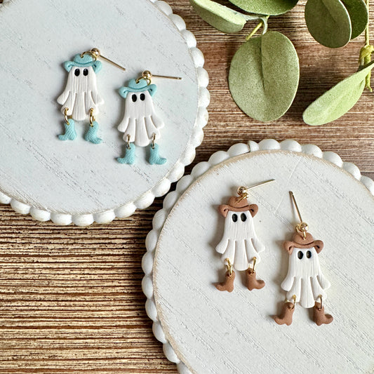 Halloween Cowgirl Ghosts