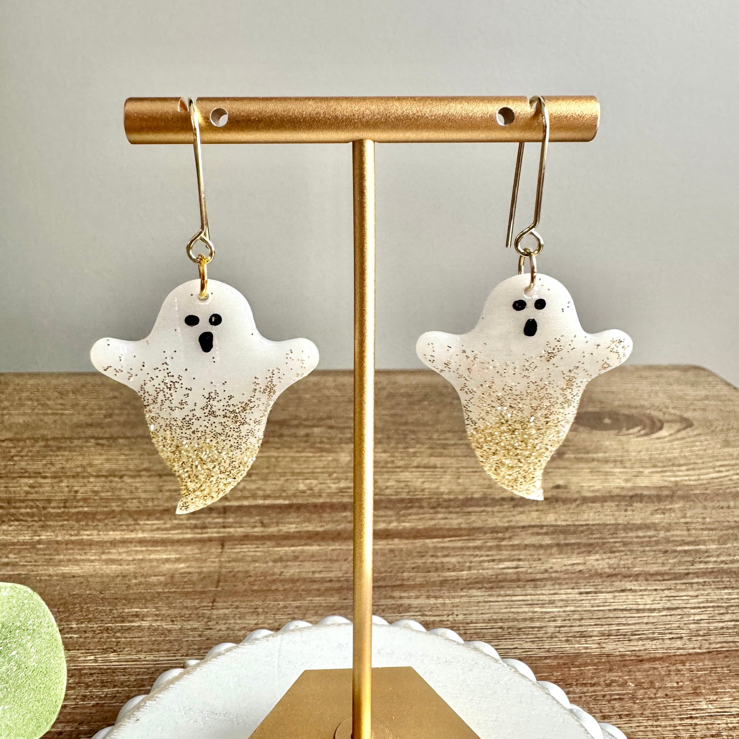 Halloween Glitter Ghosts