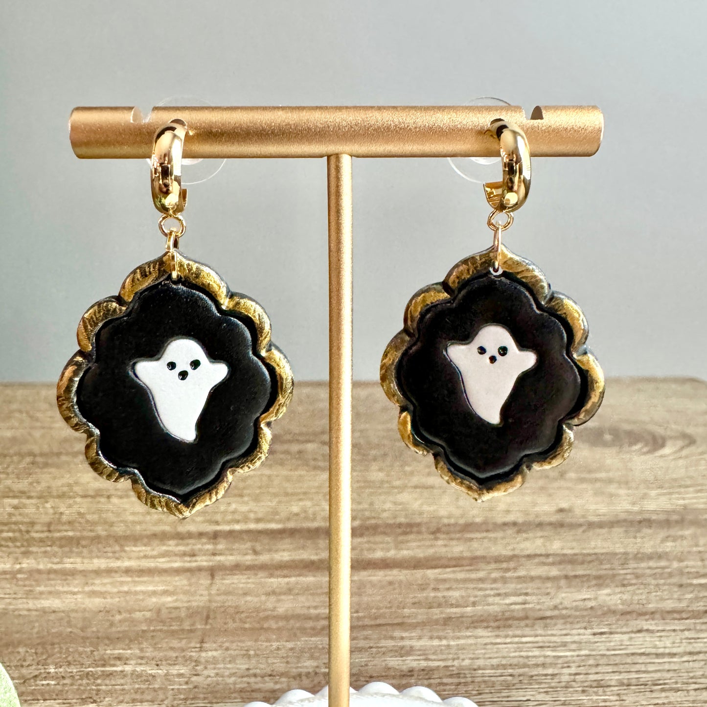 Halloween Antiqued Mirror Ghosts