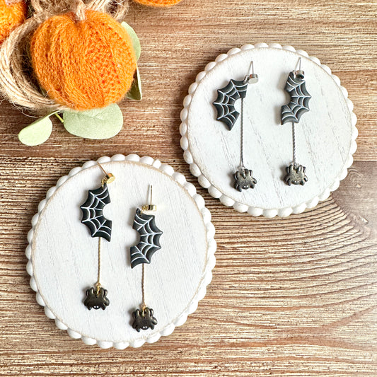 Halloween Spiders with Web