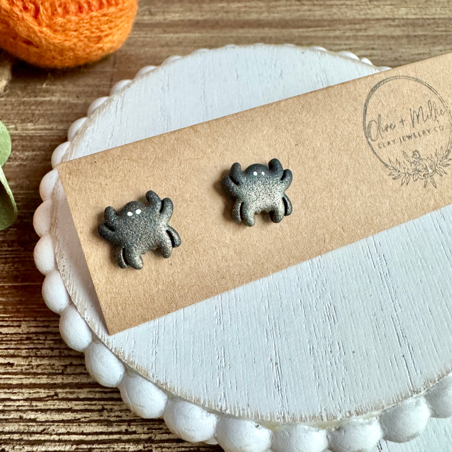 Halloween Spider Studs