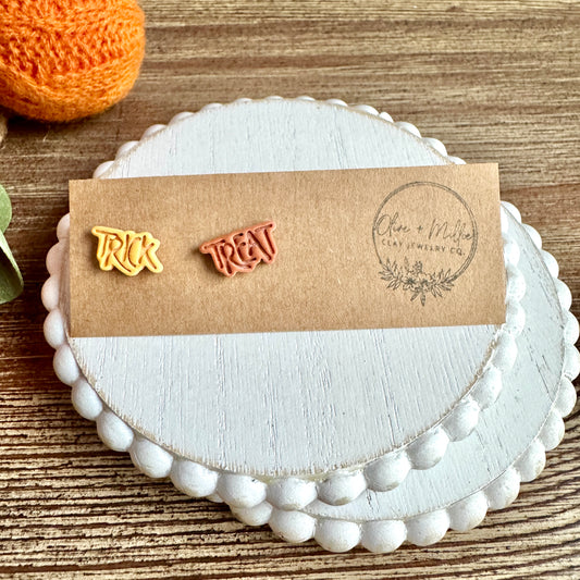 Halloween Trick or Treat Studs